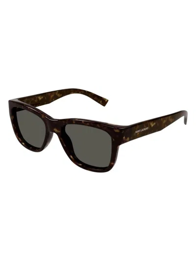 Saint Laurent Men's  Sl 674 003 Sunglasses In Havana