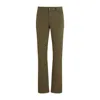 Saint Laurent Men's Slim Fit Pants In Green