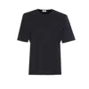 Saint Laurent Black T-shirt With Logo In Black