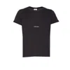 Saint Laurent Men  T-shirt In Black