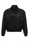 Saint Laurent Teddy Full Zip Jacket In Black