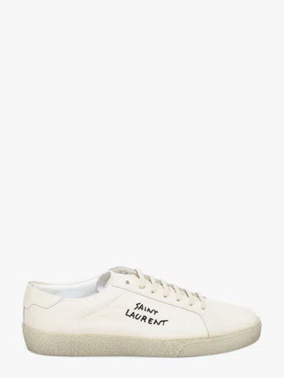 SAINT LAURENT SAINT LAURENT MEN SAINT LAURENT WHITE SNEAKERS