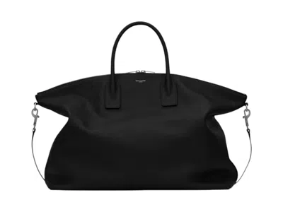 Pre-owned Saint Laurent Men's  Ysl Bv Giant Tote In Nero In Black