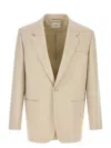 Saint Laurent Single-button Tailored Wool Jacket With Notched Lapels