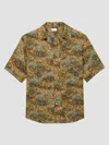 Saint Laurent Multicolor Viscose Pattern Shirt In Multi