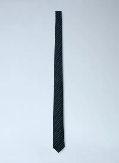 Saint Laurent Men Silk Satin Tie
