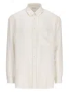 SAINT LAURENT MEN'S SILK SHIRT