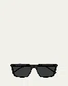 Saint Laurent Eyewear Sl 668 Square Frame Sunglasses In Black-black-black