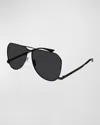 Saint Laurent Sunglasses Sl 690 Dust In Semimatte Black