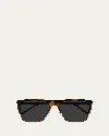 Saint Laurent Rectangle-frame Sunglasses In Black