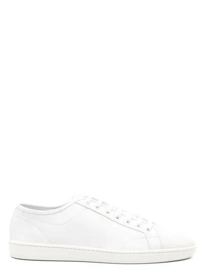 Saint Laurent Men's Sl39 Mid Top Sneakers Greenwich