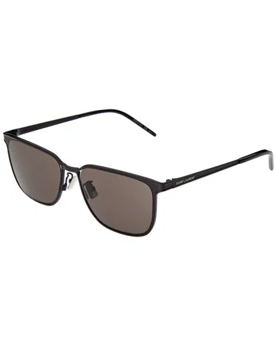 Saint Laurent Men's Sl428 56mm Sunglasses In Black