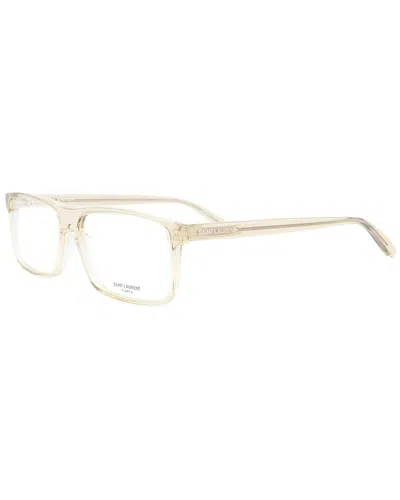 Saint Laurent Men's Sl483 58mm Optical Frames In Neutral