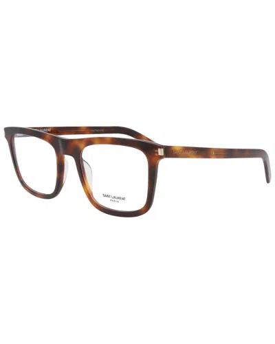 Saint Laurent Men's Sl547slimo 52mm Optical Frames In Brown