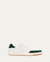 Saint Laurent Smooth Leather Sneakers Contrast Panel In White