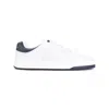 Saint Laurent Low-top Sneakers With Contrast Heel Tab In White