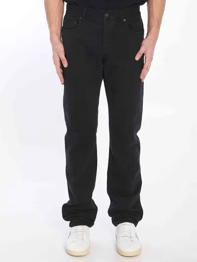Saint Laurent Men Slim-fit Jeans In Black