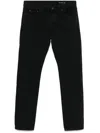 Saint Laurent Men's Slim Jeans In Black