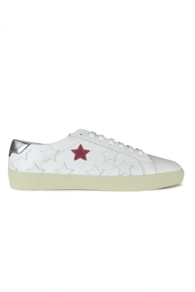 Saint Laurent Men Trainers California Court Classic In White