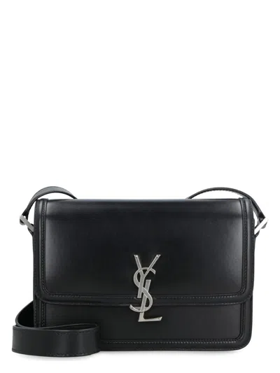 Saint Laurent Men's Solferino Handbag In Black