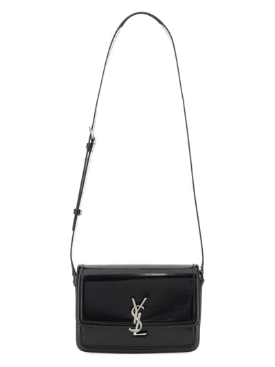 Saint Laurent Medium Solferino Crossbody Bag In Black