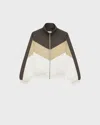 Saint Laurent Men's Veste De Sport Decou In Brown