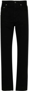 Saint Laurent Straight Jeans In Billyblack