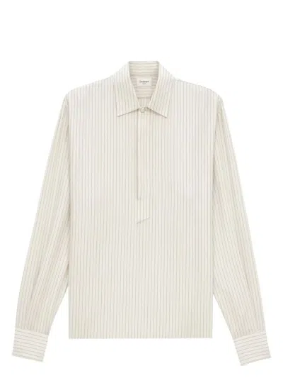 SAINT LAURENT MEN'S STRIPED SHIRT