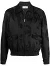 Saint Laurent Men's Teddy Raglan Elastique Teddy C In 1000