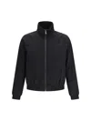Saint Laurent Teddy Waterproof Jacket In Black
