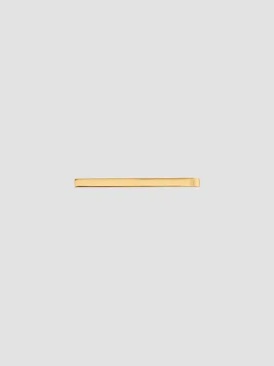 Saint Laurent Men's Tie Clip In Metal In Patinated Gold