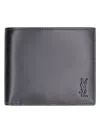 Saint Laurent Tiny Cassandra Wallet In Nero