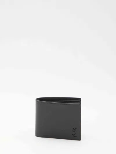 Saint Laurent Men Tiny Cassandre East/west Wallet