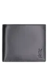 Saint Laurent Tiny Cassandra Wallet In Black