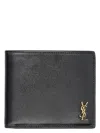 Saint Laurent Clean Lines Bi-fold Horizontal Wallet In Black