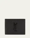 Saint Laurent Monogram Billfold Wallet In Black