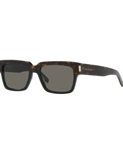Saint Laurent Men's Vadim Sunglasses, Sl 732 Ys000617 In Tortoise