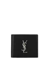 Saint Laurent Ysl Credit Card Holder Men In Black