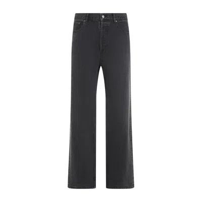 SAINT LAURENT MEN'S WASHED DENIM JEANS