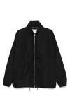 Saint Laurent Paris Men Water-repellent Zip-up Serge Blouson In Black