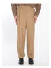 Saint Laurent High Waist Straight Leg Trousers