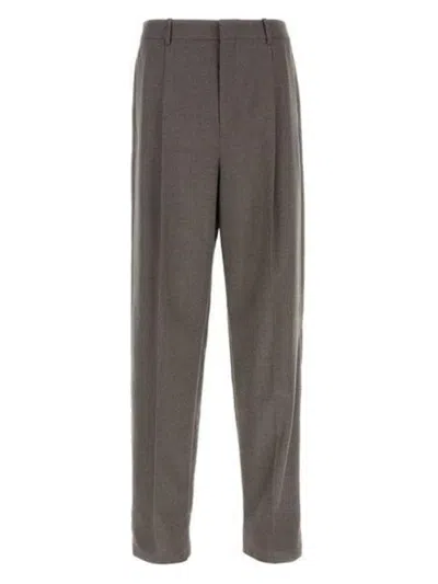 SAINT LAURENT MEN'S WOOL TROUSERS