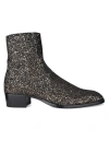 Saint Laurent Men Wyatt 40 Boots In Black