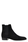 Saint Laurent Wyatt 30 Otterproof Chelsea Boot In Black