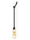 Saint Laurent Men's Ysl Pm Keyring In Goldblack