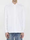 Saint Laurent Yves Collar Shirt In White