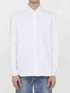 Saint Laurent Yves Collar Shirt In White