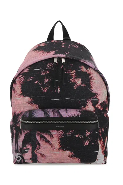 Saint Laurent Men Zaino In Multicolor