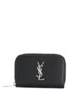 Saint Laurent Men's Zipper Around Wallet