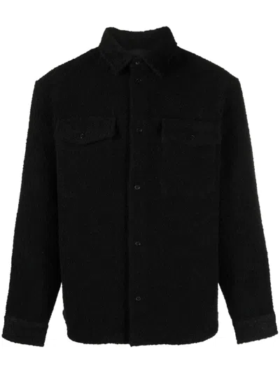 Saint Laurent Mens Black Overshirt For Fw23